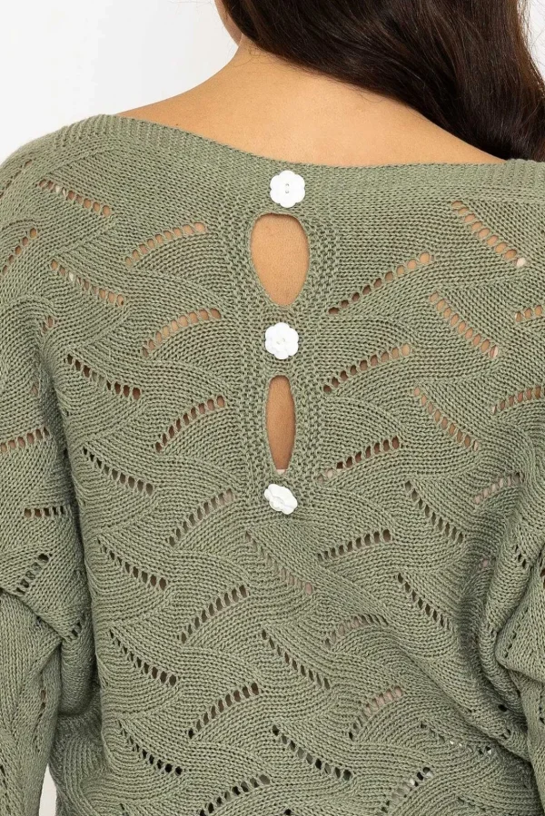 Khaki Woven Knit