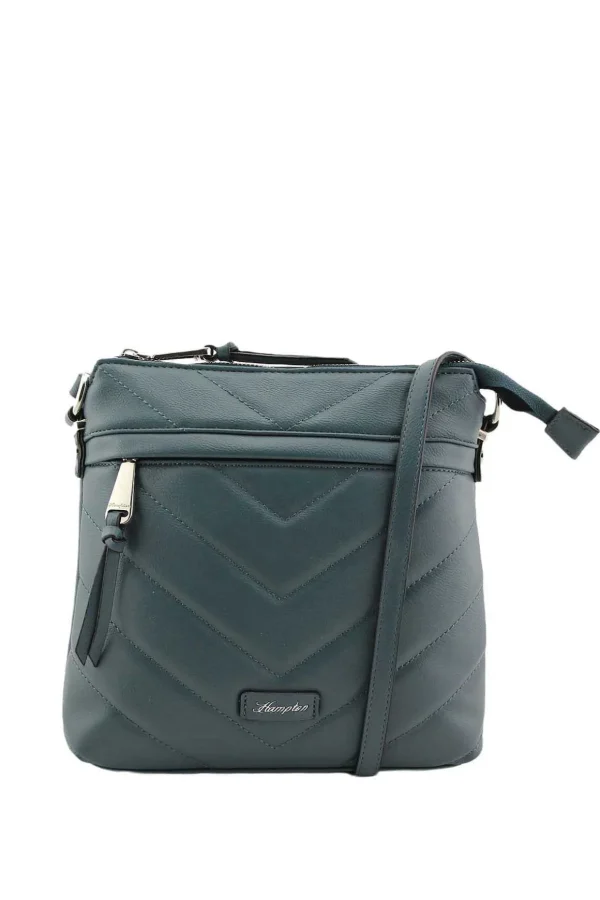 Laja Quilted Crossbody Bag In Navy