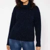 Lurex Knit In Navy