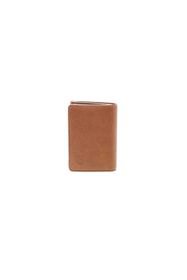 Mens Wallet Card Protector In Brown