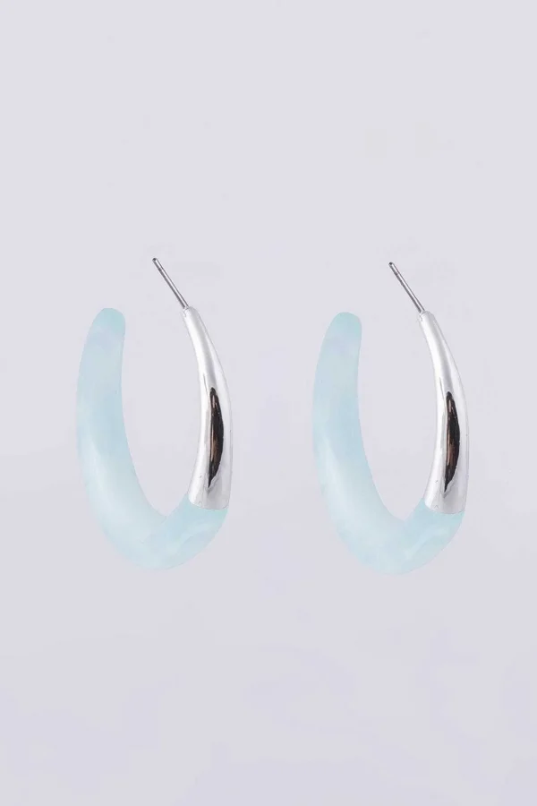 Minerva Turquoise Hoops