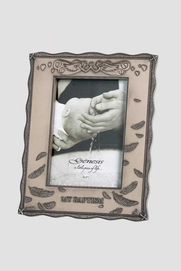 My Baptism Bronze Frame