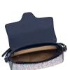 Omo Saddle Crossbody Bag In Navy