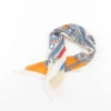 Paisley Neckerchief Scarf In Orange