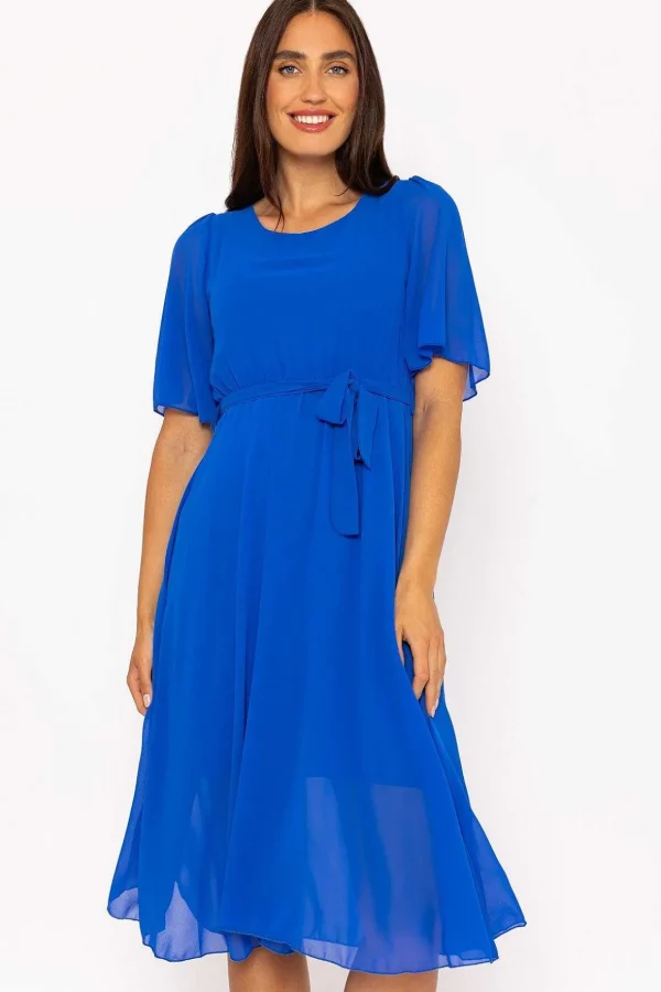 Philipa Blue Midi Dress