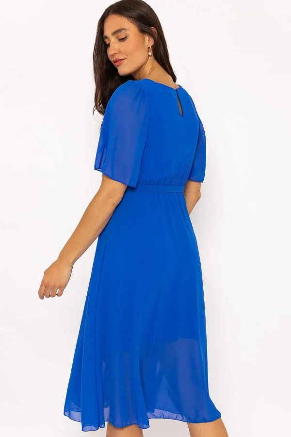 Philipa Blue Midi Dress