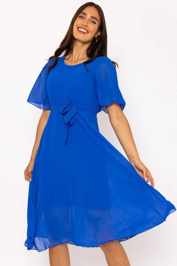 Philipa Blue Midi Dress