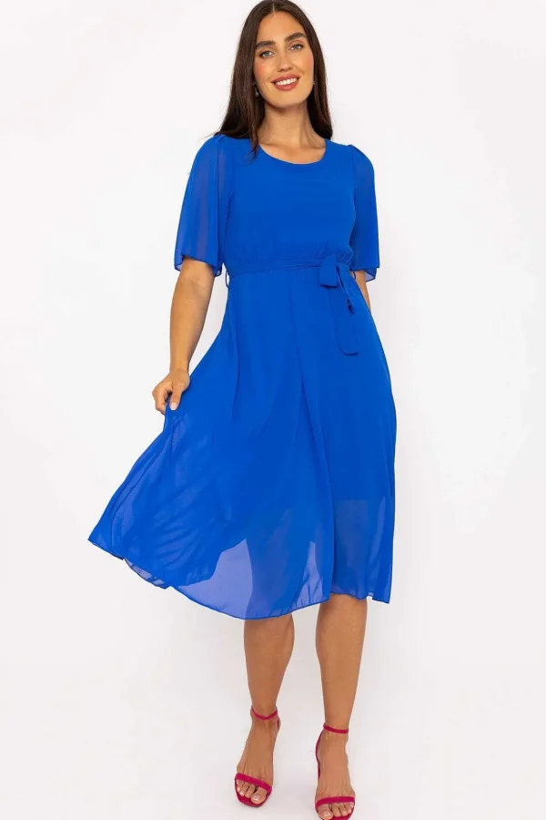 Philipa Blue Midi Dress