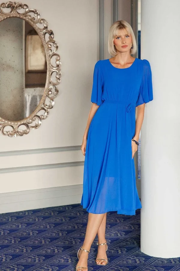 Philipa Blue Midi Dress