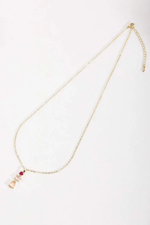 Pink Jewel Necklace