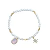 Pink Opal & Pearl Bracelet