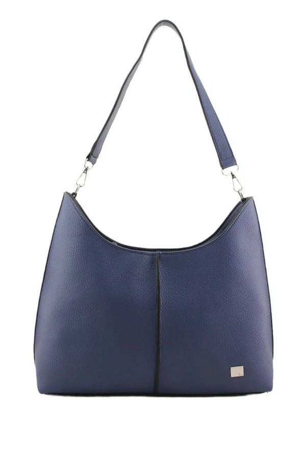 Pipa Navy Shoulder Bag