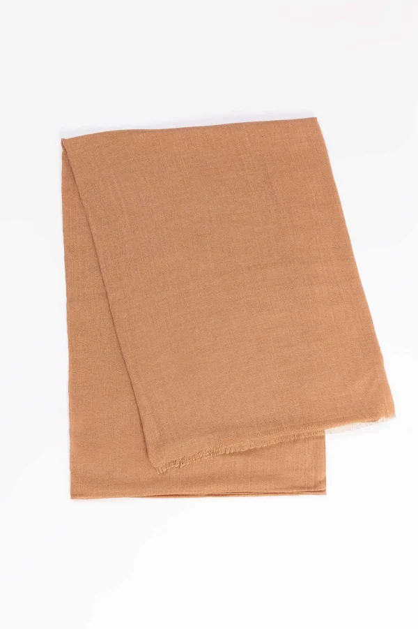 Plain Scarf In Camel