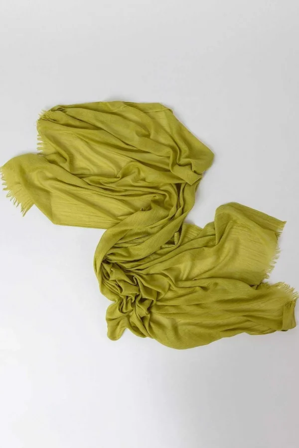 Plain Scarf In Lime