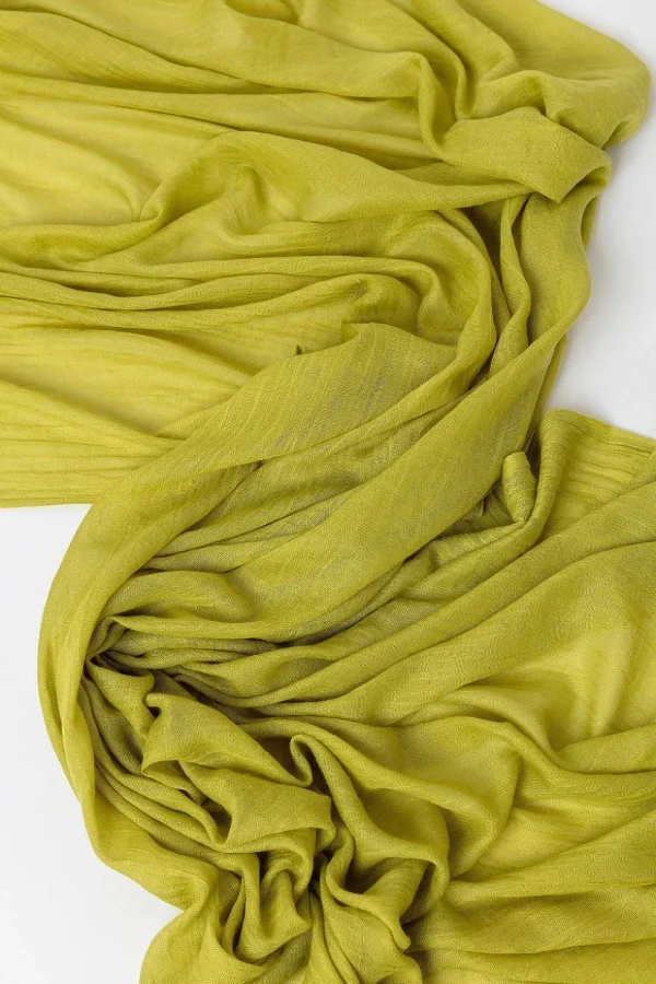 Plain Scarf In Lime