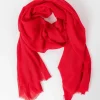 Plain Scarf In Red