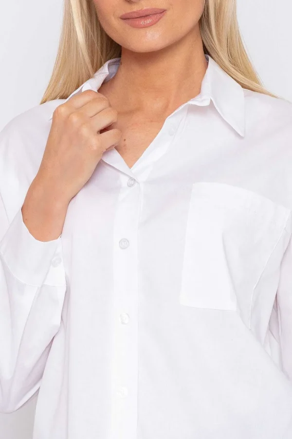 Poplin Shirt In White