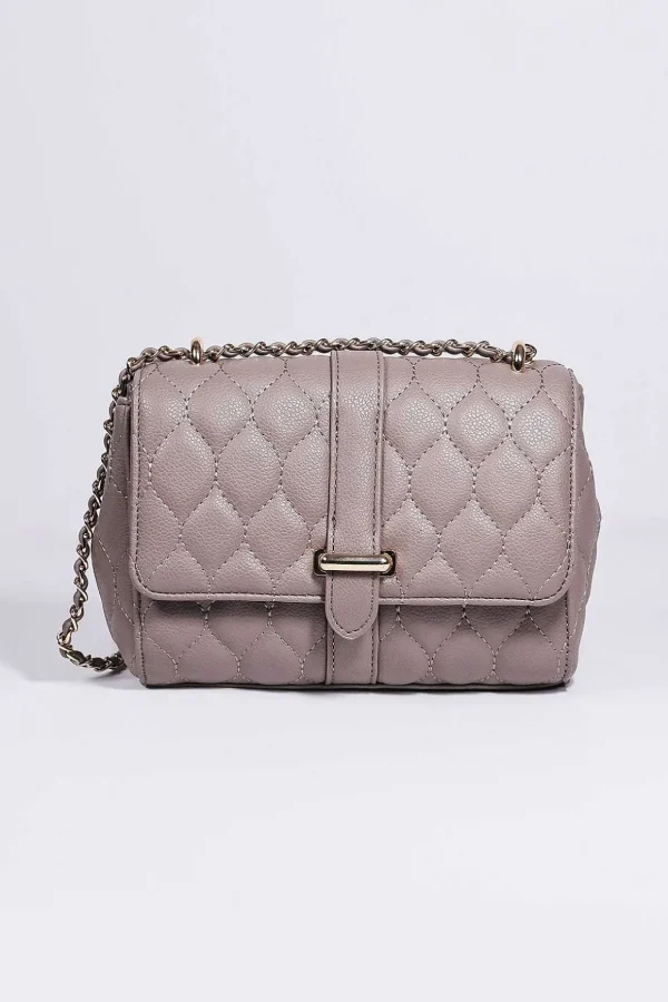 Quilted Petite Crossbody In Mink