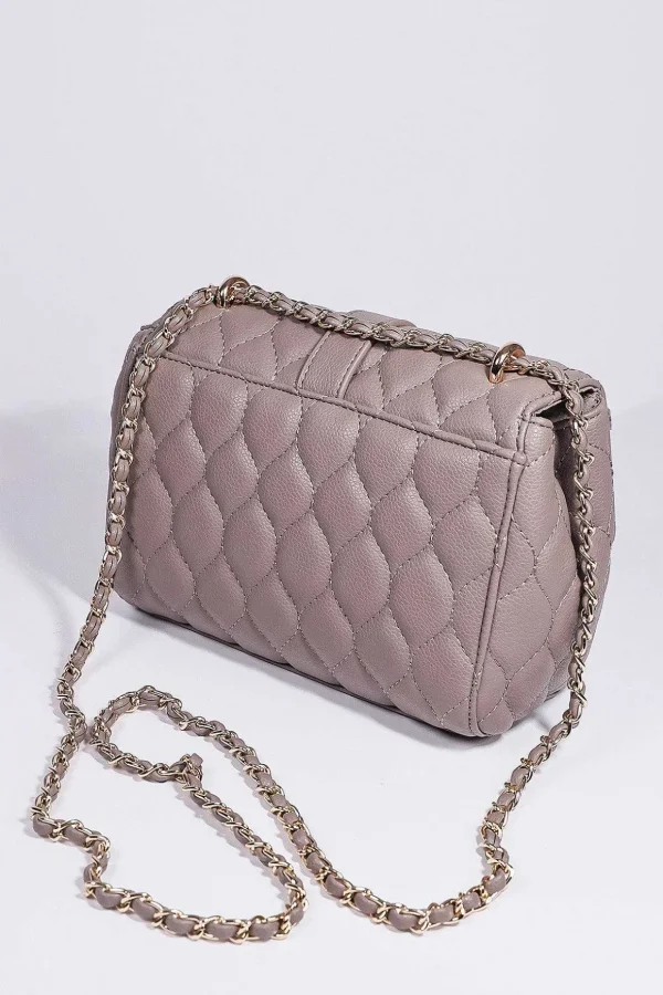 Quilted Petite Crossbody In Mink