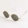 Round Gold Frame Sunglasses