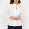 Ruffle Shirt In White