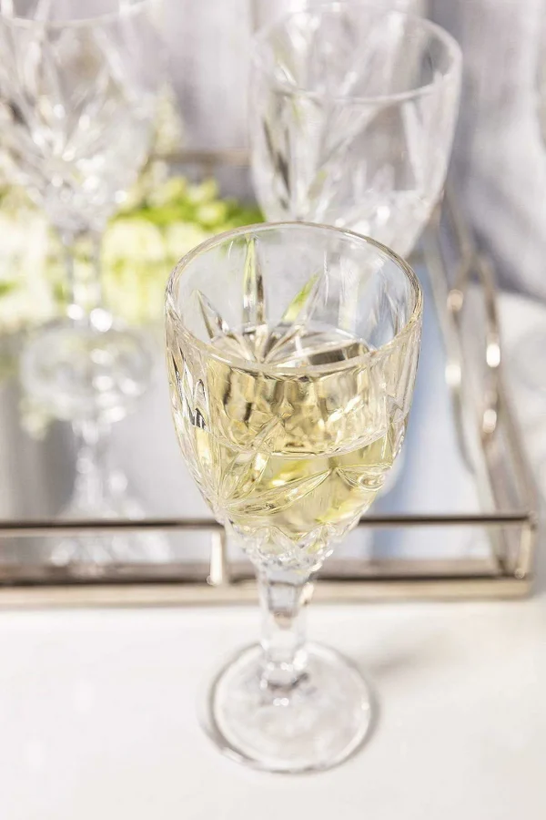 Set Of 6 Adare Wine Glasses