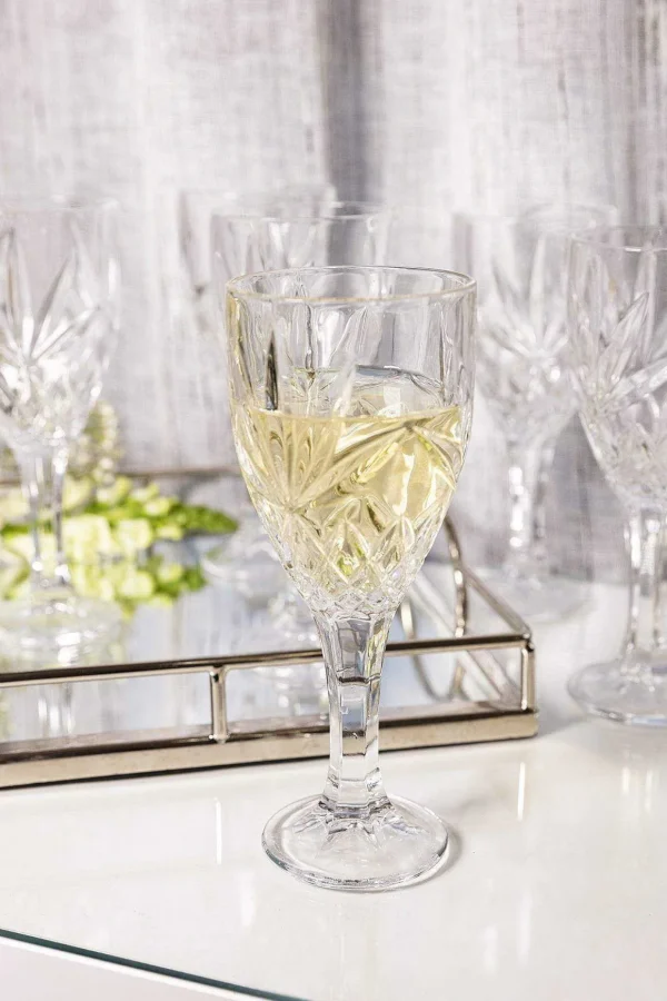 Set Of 6 Adare Wine Glasses