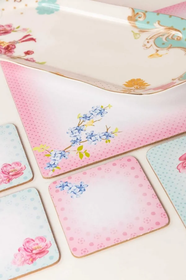 Set Of 6 Rosa Belle Placemats