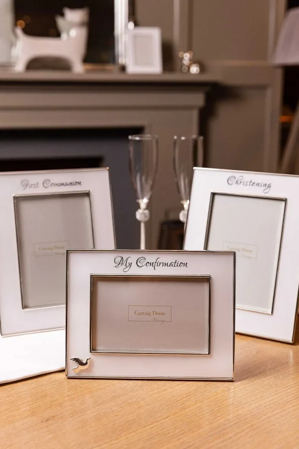 Silver Confirmation Frame