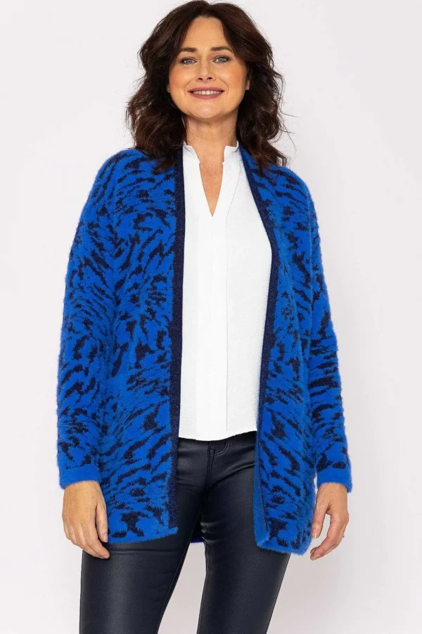 Soft Touch Cardigan In Blue