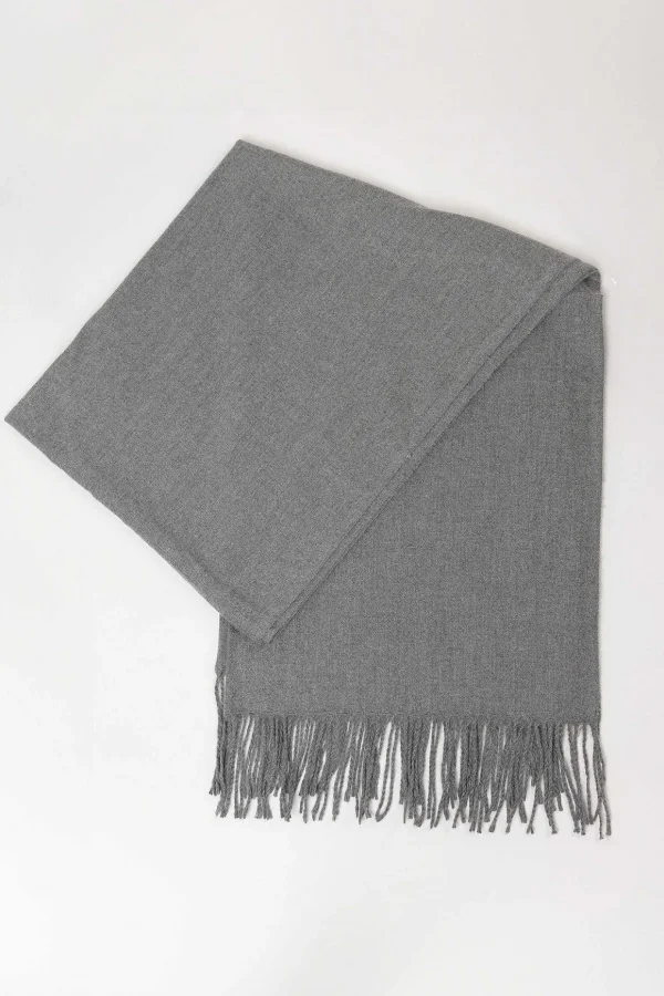 Soft Touch Scarf In Grey