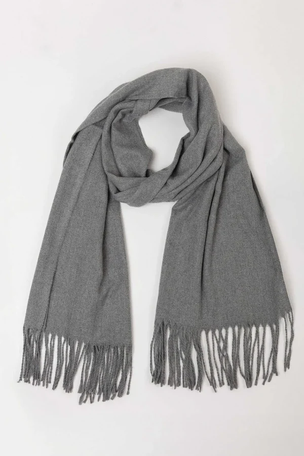 Soft Touch Scarf In Grey