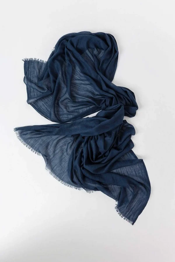 Soft Touch Scarf In Navy