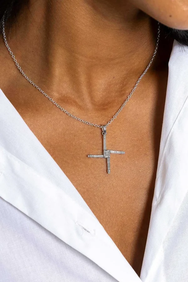 St. Brigids Cross In Silver