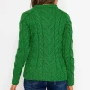 Super Soft Raglan Crew Sweater In Green