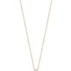 T-Bar Pink Bar Pendant In Rose Gold