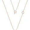 T-Bar Toggle Pendant In Rose Gold