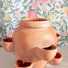 Terracotta Ceramic Herb Planter