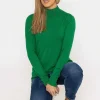 Turtleneck Knit In Green