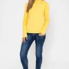 Turtleneck Knit In Yellow