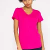 V Neck Tee In Pink