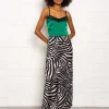 Valentina Skirt In Zebra Print