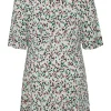 Viscose Dress In Green Print