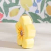 Yellow Ceramic Decorative Flower