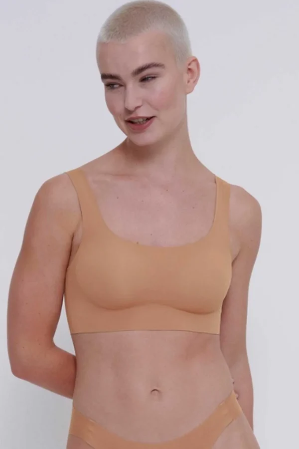 Zero Feel Bralette Top In Nude