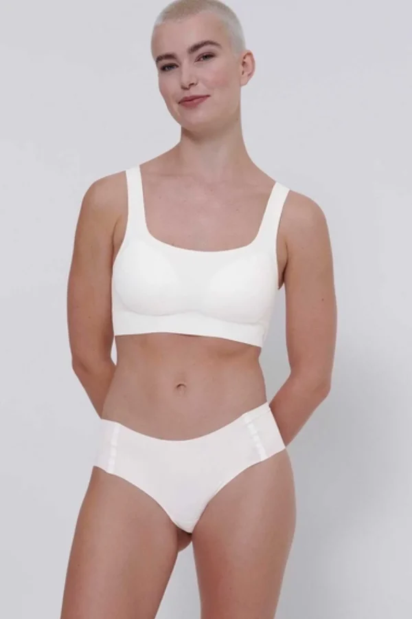 Zero Feel High Waist Briefs In White