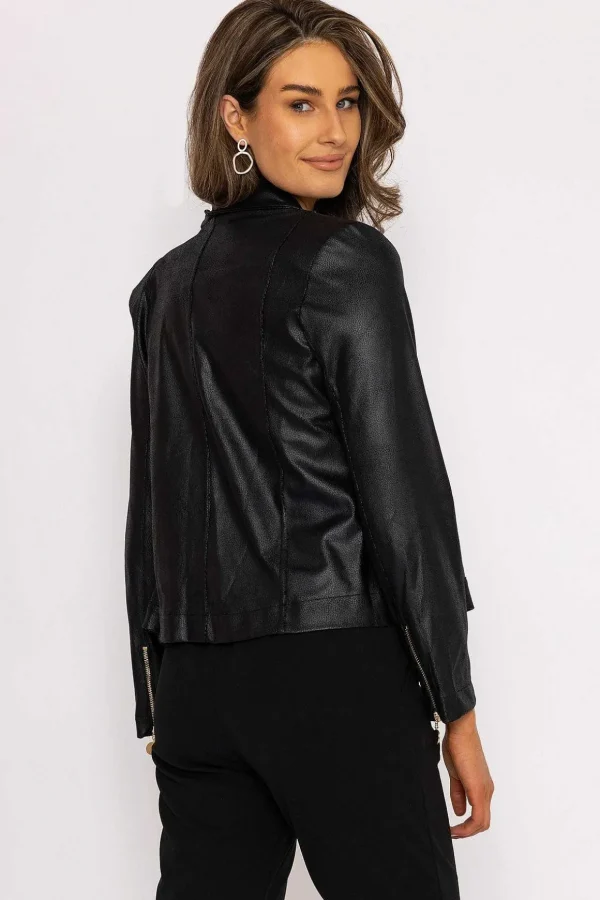 Zip Jacket In Black