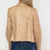 Zip Jacket In Camel